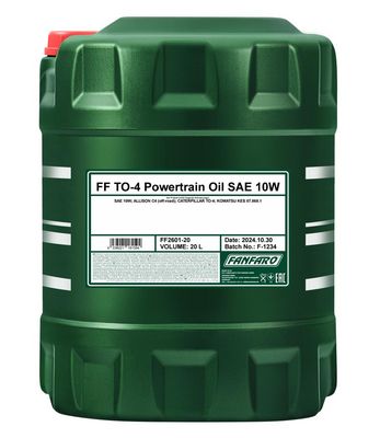 FANFARO TO-4 Powertrain Oil SAE 10 20L