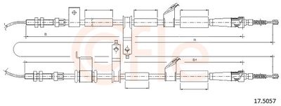 CABLU FRANA DE PARCARE