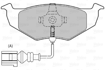 Brake Pad Set, disc brake 598488