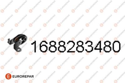 Резиновые полоски, система выпуска EUROREPAR 1688283480 для VW MULTIVAN