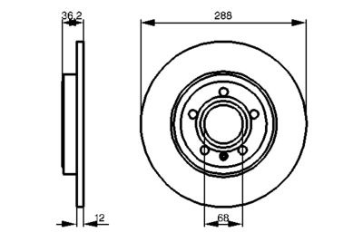 Brake Disc 0 986 479 252