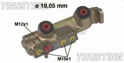Главный тормозной цилиндр TRUSTING PF118 для RENAULT 4