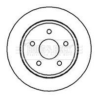 BORG & BECK BBD4248 Тормозные диски для IVECO TRAKKER AD 260T41 W, AD 380T41 W, AT 260T41 W, AT 380T41 W