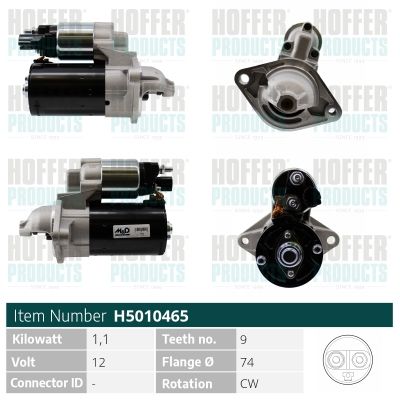 стартер HOFFER H5010465