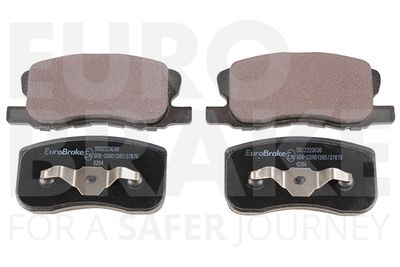 Комплект тормозных колодок, дисковый тормоз EUROBRAKE 5502223036 для MITSUBISHI COLT