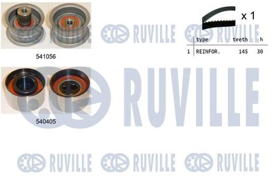 Комплект ремня ГРМ RUVILLE 550274 для NISSAN VANETTE
