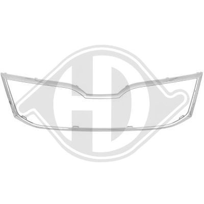 DIEDERICHS 7832141 Решетка радиатора  для SKODA OCTAVIA III (5E3, NL3, NR3) 1.6 TDI