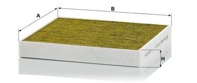 Cabinefilter met actieve kool, met polifenol past: BMW 1 (F70), 2 GRAN COUPE (F74), 2 (U06), X1 (U11), X2 (U10)  MINI (F66, F65), (F67), COUNTRYMAN (U25) 1.5-Electric 11.21-