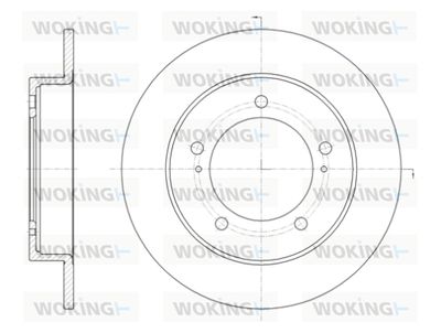 Тормозной диск WOKING D6329.00 для SUZUKI SJ413