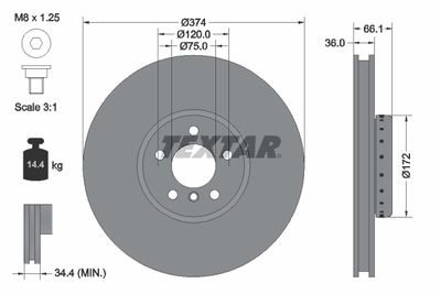 Brake Disc 92266225