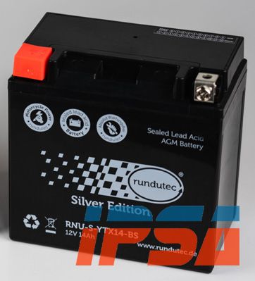 Стартерная аккумуляторная батарея IPSA TMBA51214 для HUSQVARNA TR