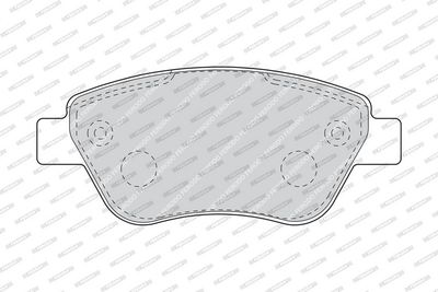 BREMSBELAGSATZ SCHEIBENBREMSE FERODO FDB1666 1