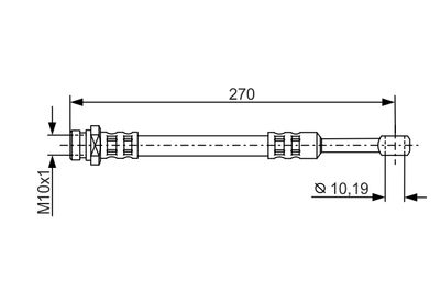 BOSCH Bremsschlauch