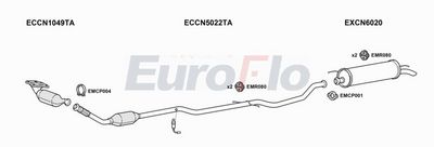 Układ wydechowy EUROFLO CNC5203004A00