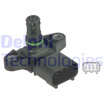 Sensor, insugstryck DELPHI PS10122