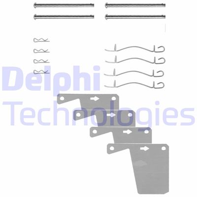 Комплектующие, колодки дискового тормоза DELPHI LX0174 для FORD TAUNUS