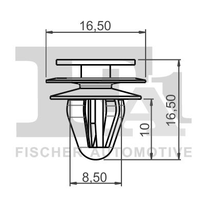 Clips, acoperire decorativa si protectie FA1 78-40009.5