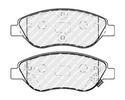 Комплект тормозных колодок, дисковый тормоз FDB5138