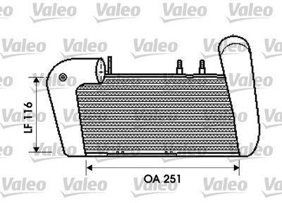 VALEO 817761 Интеркулер  для AUDI CABRIOLET (Ауди Кабриолет)