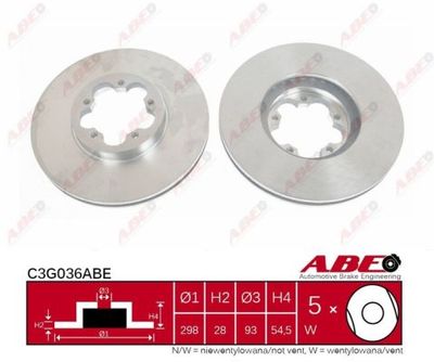 Brake Disc C3G036ABE