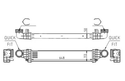Интеркулер HART 612 562