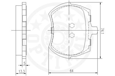 SET PLACUTE FRANA FRANA DISC OPTIMAL 6120 2