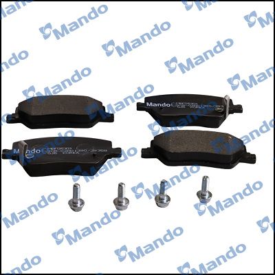Комплект тормозных колодок, дисковый тормоз MANDO MBF015303 для FIAT TIPO