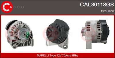 GENERATOR / ALTERNATOR CASCO CAL30118GS