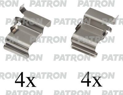 PATRON PSRK1033 Скобы тормозных колодок  для TOYOTA LAND CRUISER PRADO (Тойота Ланд круисер прадо)