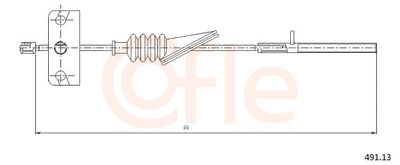CABLU FRANA DE PARCARE