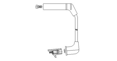 Провод зажигания BREMI 349/72 для CHRYSLER LE