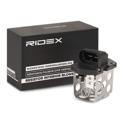 Предв. съпротивление, електромотор (вентилатор на радиатора) RIDEX 4145R0010