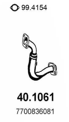 Rura wydechowa ASSO 40.1061