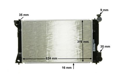 RADIATOR RACIRE MOTOR MAHLE CR1529000S 9