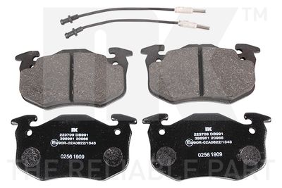 Sada brzdových destiček, kotoučová brzda NK 223709