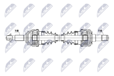 полуоска NTY NPW-TY-216