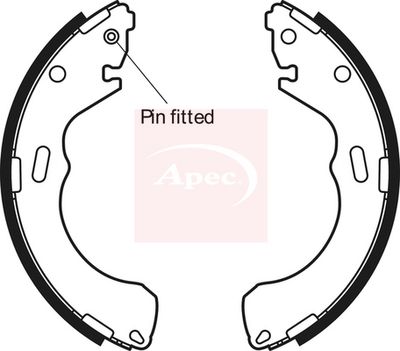 APEC Brake Shoe Set SHU603