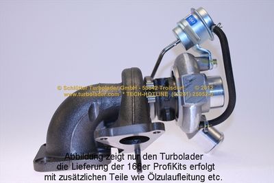 LADER AUFLADUNG SCHLÜTTER TURBOLADER 16600045EOL 2