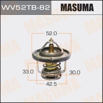 Термостат, охлаждающая жидкость MASUMA WV52TB-82 для TOYOTA VEROSSA