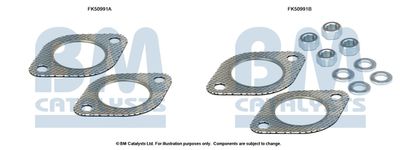 Монтажен комплект, изпускателна тръба BM Catalysts FK50991