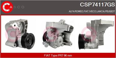 CASCO Hydraulikpumpe, Lenkung Genuine (CSP74117GS)
