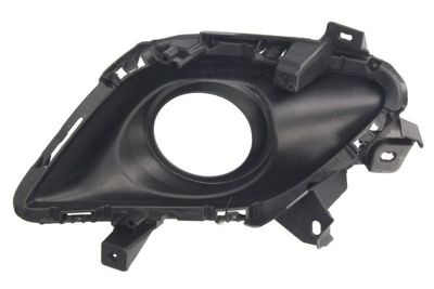 Voorbumper afdekking Voor Links (met mistlampgaten, plastic, zwart) past: MAZDA 6 GJ 12.12-02.15