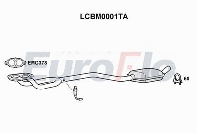 Katalizator EUROFLO 18301432264