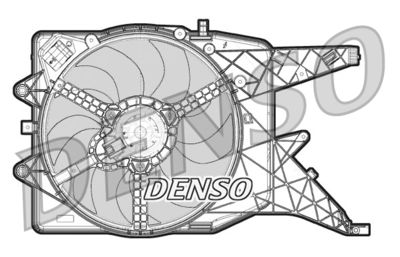 Fläkt, kylare DENSO DER20011