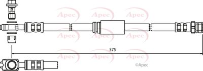 Brake Hose APEC HOS3757