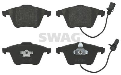 комплект спирачно феродо, дискови спирачки SWAG 30 91 6584