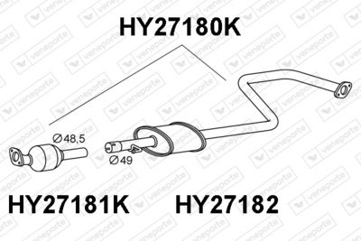 CATALIZATOR VENEPORTE HY27180K