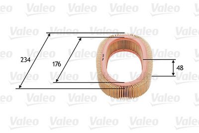 въздушен филтър VALEO 585671