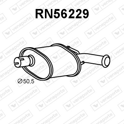 MITTELSCHALLDäMPFER VENEPORTE RN56229