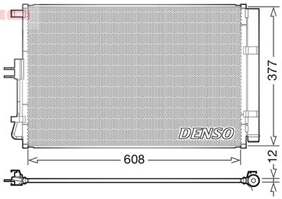 DENSO Condensor, airconditioning (DCN43003)